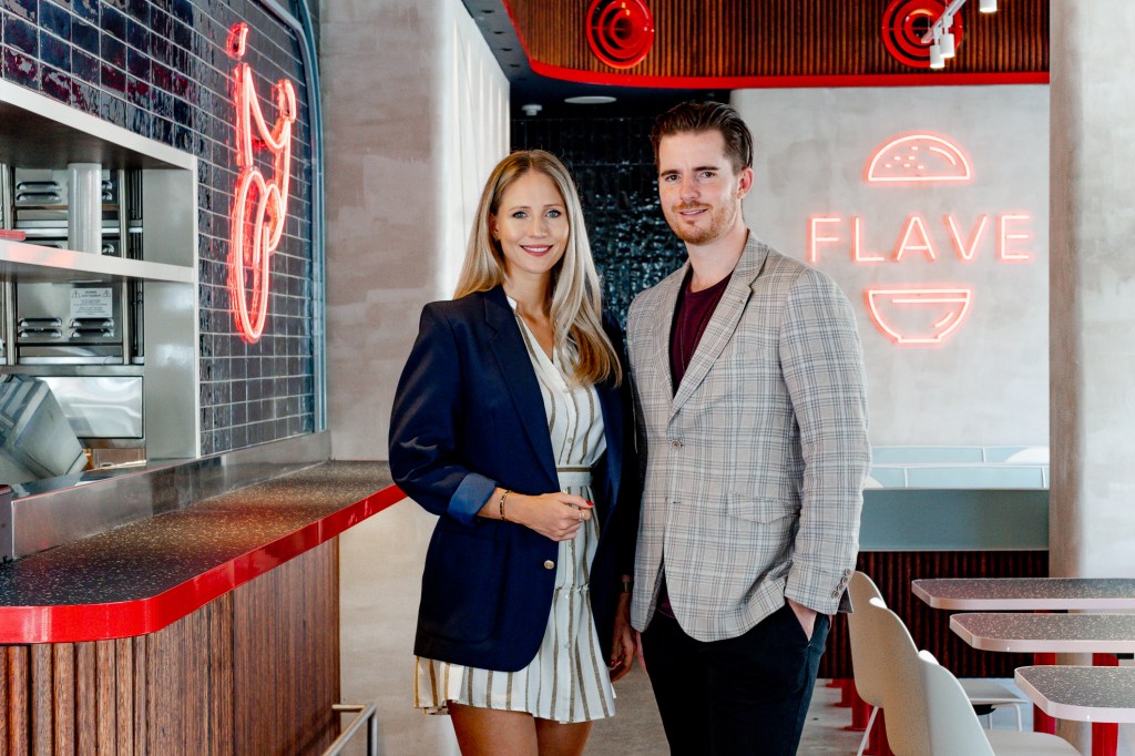 Flave Co-Founders Samantha & Stuart Cook.