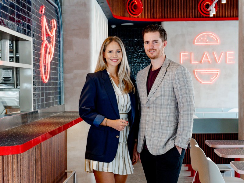 Flave Co-Founders Samantha & Stuart Cook.