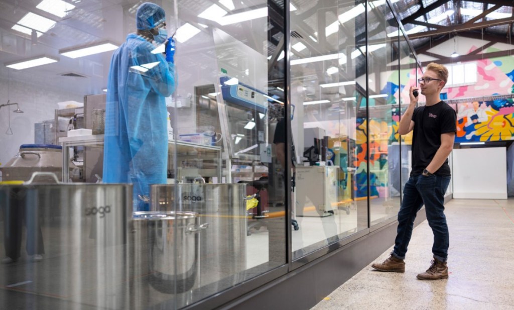 The scale-up process for cultivated meat production is often divided into four phases: lab scale, pilot scale, demonstration scale (industrial), and commercial (commodity) scale. The key focus of the pilot scale is to create a proof of concept, allowing companies and investors to assess raw material and production costs along with product yield.