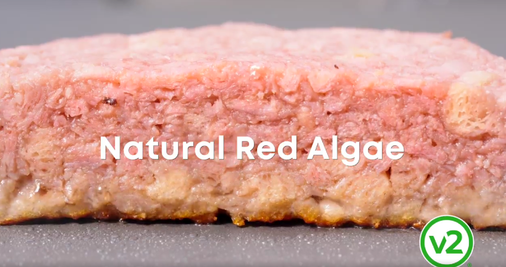 v2Food reveals RepliHue colour change technology for plant-based meat