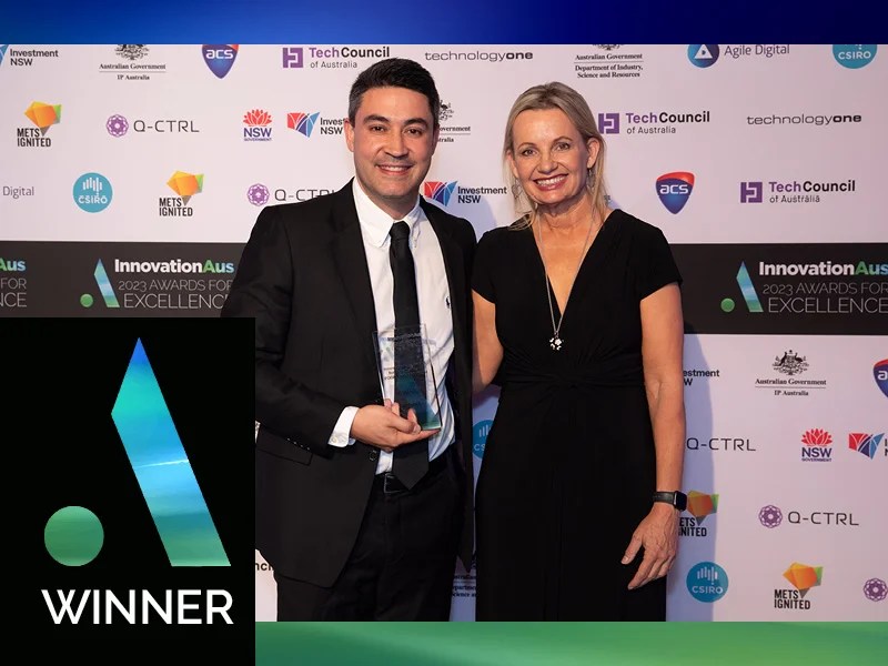 v2food wins the InnovationAus 2023 Award for Excellence in the Food and Agritech category for its plant-based meat technology.