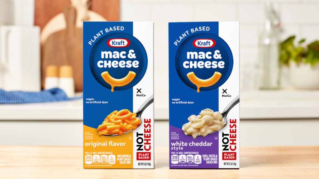 Kraft plant-based Mac and Cheese. 