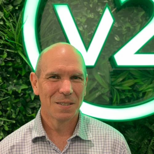 v2food CEO Tim York. 