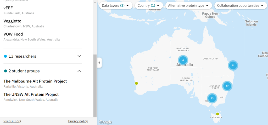 The Good Food Institute (GFI) has launched an interactive alternative proteins ecosystem map as a new resource for professionals in the industry.