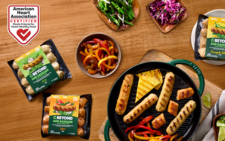 Beyond Meat has launched its first whole food plant-based meat product line – Beyond Sun Sausage.