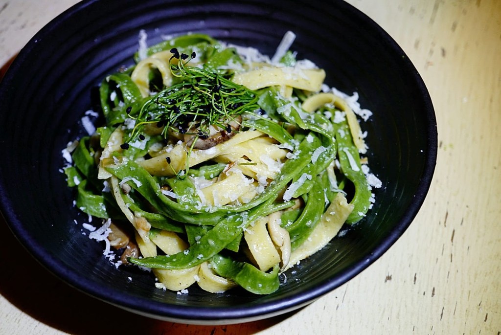 Fettucini made with The Leaf Protein Co.'s Nüleaf Protein complete ingredient.