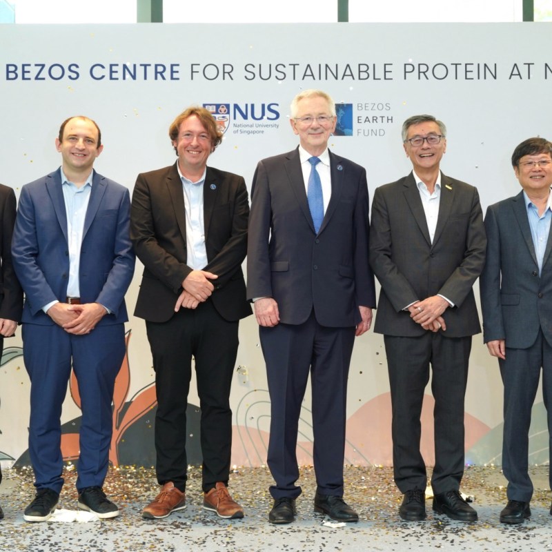 The Bezos Centre for Sustainable Protein at the National University of Singapore (NUS) was launched last week, the first of its kind in Asia.